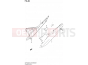 SUZUKI GSF1250S K9 (2009) Bandit (E03,E28,E33) 41 - FRAME COVER