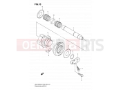 SUZUKI GSF1250SA K7 (2007) Bandit (E03,E28,E33) 10 - CRANK BALANCER