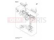 SUZUKI GSF1250SA K7 (2007) Bandit (E03,E28,E33) 13 - THROTTLE BODY