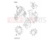 SUZUKI GSF1250SA L0 (2010) Bandit (E02,E19,E24,E37) 6A - CRANKCASE COVER (MODEL L0)