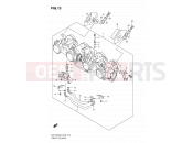 SUZUKI GSF1250SA L0 (2010) Bandit (E02,E19,E24,E37) 13 - THROTTLE BODY