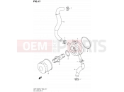 SUZUKI GSF1250SA L0 (2010) Bandit (E02,E19,E24,E37) 17 - OIL COOLER