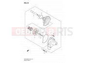 SUZUKI GSF1250SA L0 (2010) Bandit (E02,E19,E24,E37) 19 - WATER PUMP