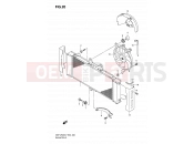 SUZUKI GSF1250SA L0 (2010) Bandit (E02,E19,E24,E37) 20 - RADIATOR