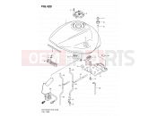 SUZUKI GSF1250SA L0 (2010) Bandit (E02,E19,E24,E37) 42B - FUEL TANK (MODEL L0)