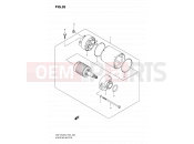 SUZUKI GSF1250SA L0 (2010) Bandit (E02,E19,E24,E37) 26 - STARTING MOTOR