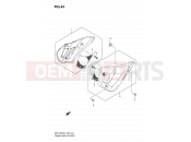 SUZUKI GSF1250SA L0 (2010) Bandit (E02,E19,E24,E37) 44 - FRAME HEAD COVER (GSF1250/A)