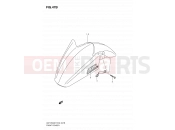SUZUKI GSF1250SA L0 (2010) Bandit (E02,E19,E24,E37) 47B - FRONT FENDER (MODEL L0)