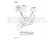 SUZUKI GSF1250SA L0 (2010) Bandit (E02,E19,E24,E37) 53C - LABEL (MODEL L0)