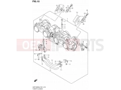 SUZUKI GSF1250SA L2 (2012) Bandit (E21) 13 - THROTTLE BODY