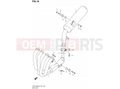 SUZUKI GSF1250SA L2 (2012) Bandit (E21) 16 - MUFFLER