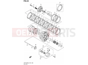 SUZUKI GSF1250SA L2 (2012) Bandit (E21) 23 - CLUTCH
