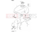 SUZUKI GSF1250SA L2 (2012) Bandit (E21) 51 - FUEL TANK (GSF1250SL2 E21)