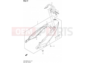 SUZUKI GSF1250SA L2 (2012) Bandit (E21) 77 - SEAT TAIL COVER