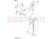 SUZUKI GSF1250SA L2 (2012) Bandit (E21) 111 - REAR MASTER CYLINDER (GSF1250SAL2 E24)