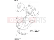 SUZUKI GSF1250SA L4 (2014) Bandit (E21) 46 - COWLING BODY
