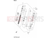 SUZUKI GSF1250SA L4 (2014) Bandit (E21) 51 - FRONT FORK DAMPER