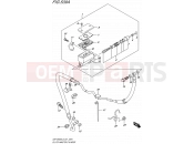 SUZUKI GSF1250SA L5 (2015) Bandit (E21) 539A - CLUTCH MASTER CYLINDER