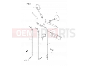 SUZUKI GSF400 M (1991) Bandit (E02) 43 - HANDLEBAR