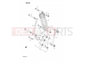 SUZUKI GSF400 M (1991) Bandit (E02) 49 - REAR CUSHION LEVER