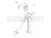 SUZUKI GSF400 M (1991) Bandit (E02) 53 - REAR MASTER CYLINDER (MODEL M/N)