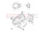SUZUKI GSF400 M (1991) Bandit (E03,E28,E33) 5 - CRANKCASE COVER