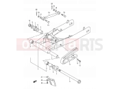SUZUKI GSF400 M (1991) Bandit (E03,E28,E33) 47 - REAR SWINGING ARM