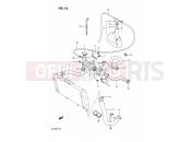SUZUKI GSF400 N (1992) Bandit (E02) 16 - RADIATOR HOSE