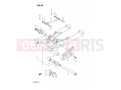 SUZUKI GSF400 N (1992) Bandit (E02) 48 - REAR SWINGING ARM