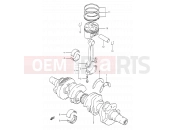 SUZUKI GSF400 N (1992) Bandit (E03,E28,E33) 7 - CRANKSHAFT