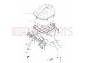 SUZUKI GSF400 N (1992) Bandit (E03,E28,E33) 12 - AIR CLEANER