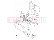 SUZUKI GSF400 N (1992) Bandit (E03,E28,E33) 16 - RADIATOR HOSE