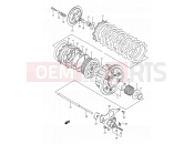 SUZUKI GSF400 N (1992) Bandit (E03,E28,E33) 17 - CLUTCH