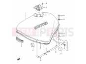 SUZUKI GSF400 N (1992) Bandit (E03,E28,E33) 33 - FUEL TANK