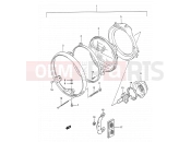 SUZUKI GSF400 N (1992) Bandit (E03,E28,E33) 26 - HEADLAMP (MODEL M/N)