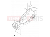 SUZUKI GSF400 N (1992) Bandit (E03,E28,E33) 36 - FRAME COVER