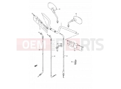 SUZUKI GSF400 N (1992) Bandit (E03,E28,E33) 42 - HANDLEBAR