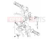 SUZUKI GSF400 N (1992) Bandit (E03,E28,E33) 43 - HANDLE SWITCH