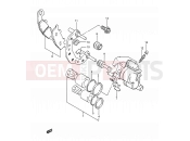 SUZUKI GSF400 N (1992) Bandit (E03,E28,E33) 44 - FRONT CALIPER