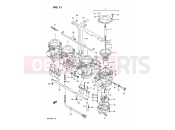SUZUKI GSF400 P (1993) Bandit (E02) 11 - CARBURETOR