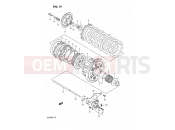 SUZUKI GSF400 P (1993) Bandit (E02) 17 - CLUTCH