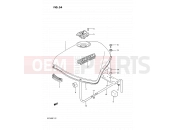 SUZUKI GSF400 P (1993) Bandit (E02) 34 - FUEL TANK