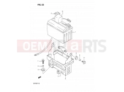 SUZUKI GSF400 P (1993) Bandit (E02) 23 - BATTERY