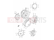 SUZUKI GSF600S K2 (2002) Bandit 5 - CRANKCASE COVER