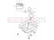 SUZUKI GSF600S K2 (2002) Bandit 6 - OIL PAN