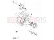 SUZUKI GSX-R1000 L1 (2011) (E51) 118 - REAR WHEEL