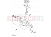 SUZUKI GSX-R1000UF L1 (2011) (E21) 7 - CRANKSHAFT
