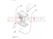 SUZUKI GSX-R1000UF L1 (2011) (E21) 42 - BATTERY (GSX-R1000L1 E24)