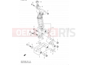 SUZUKI GSX-R1000UF L1 (2011) (E21) 113 - REAR CUSHION LEVER (GSX-R1000L1 E14)