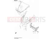 SUZUKI GSX-R1000Z L4 (2014) (E03,E28) 74 - COWLING BODY